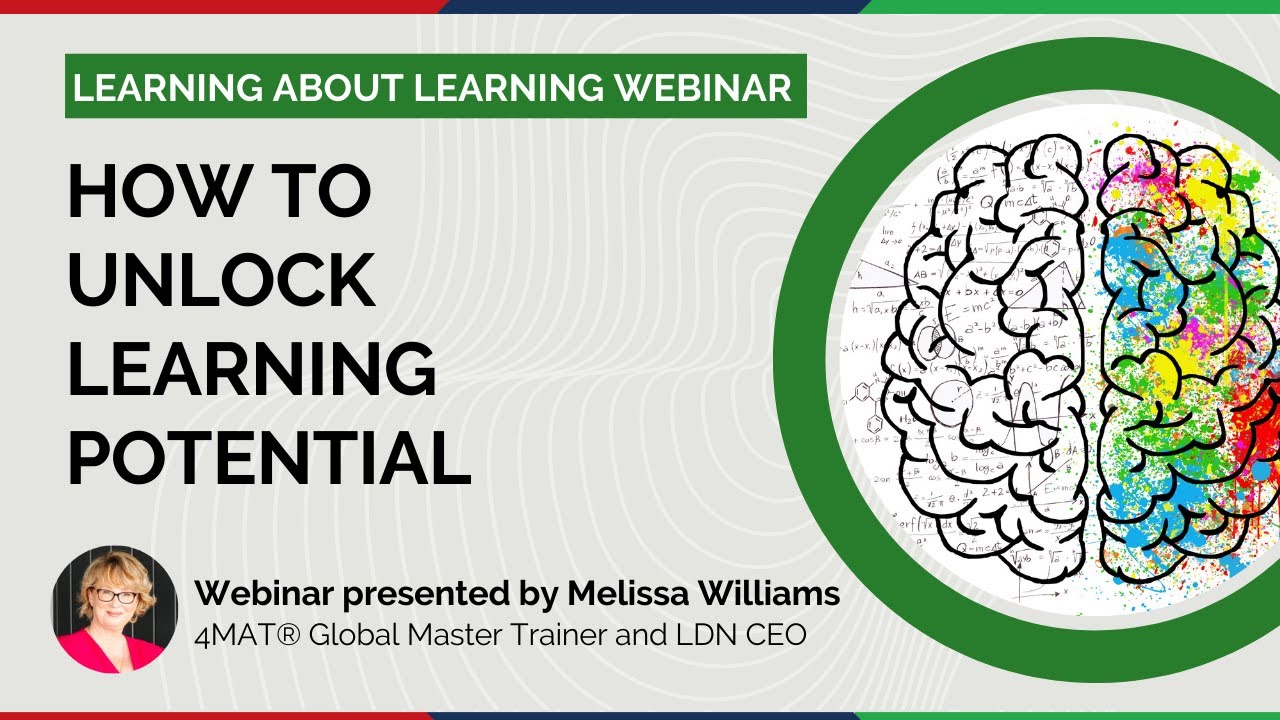 Learning About Learning Webinar: How the 4MAT® System Unlocks Learning Potential in You and Others