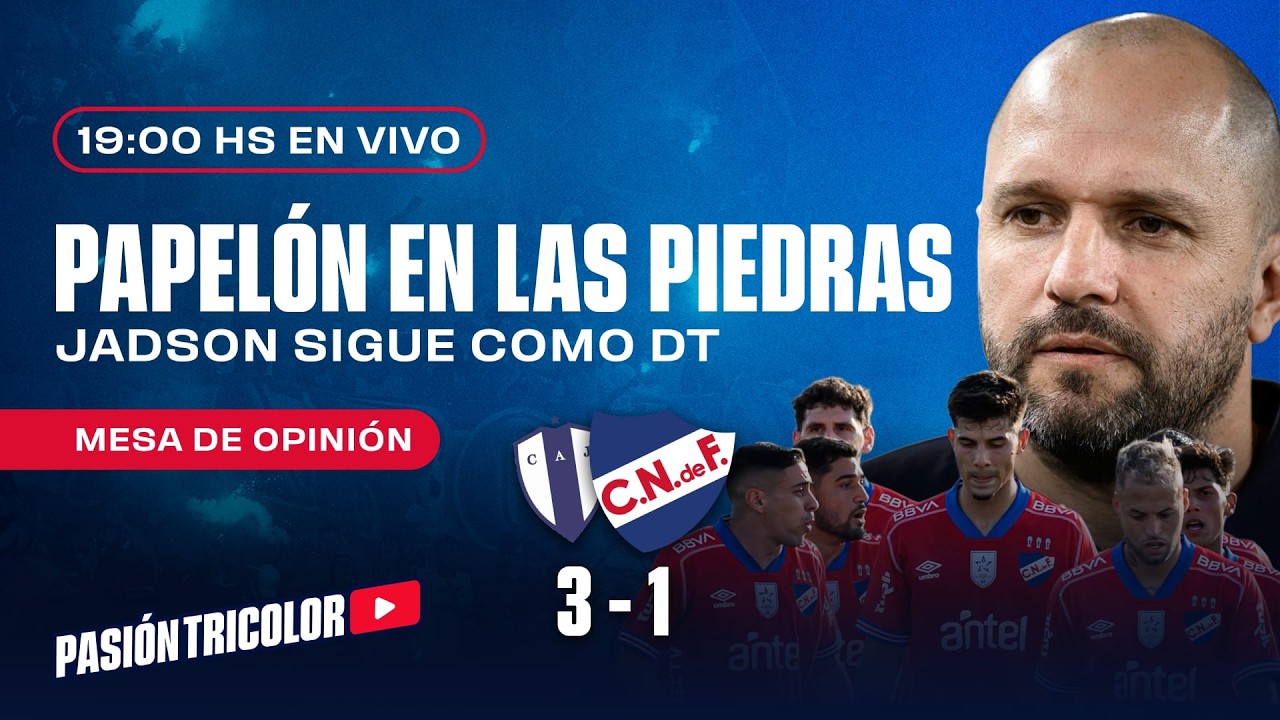 Jadson sigue como DT - Papelón en las Piedras - Mesa de Opinión