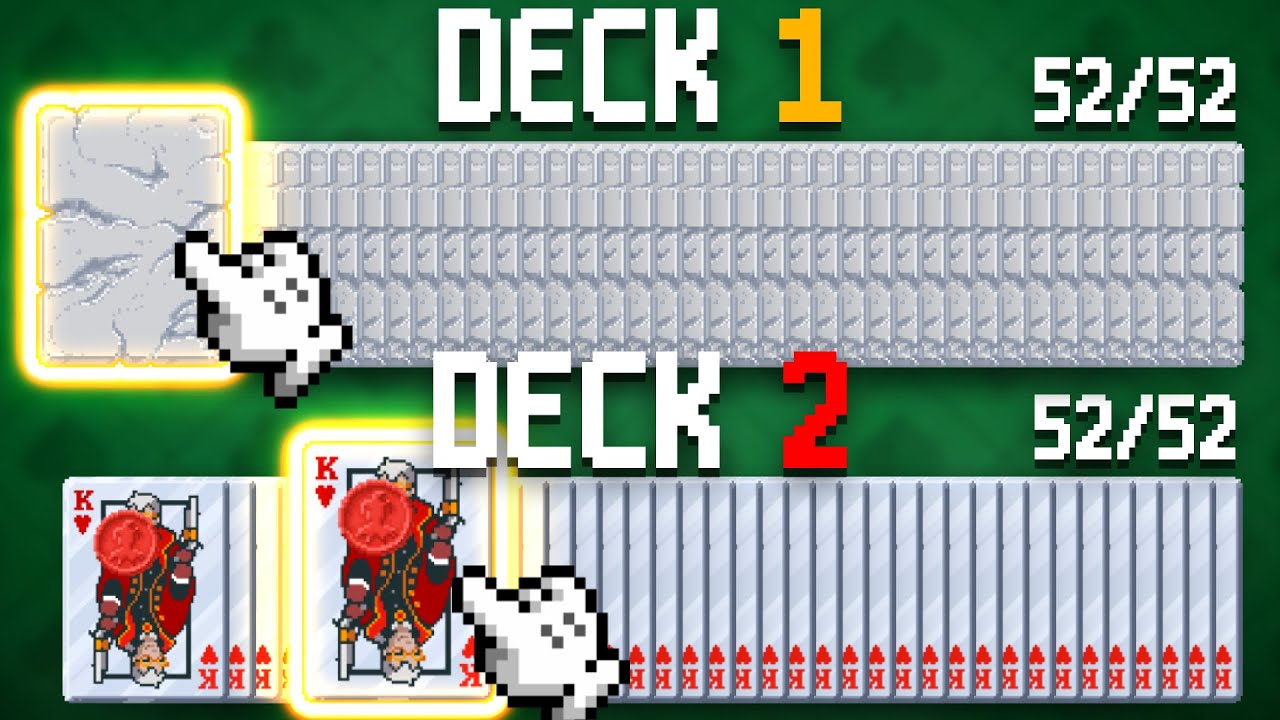 Balatro 1v1 but the decks are ONE RANDOM CARD