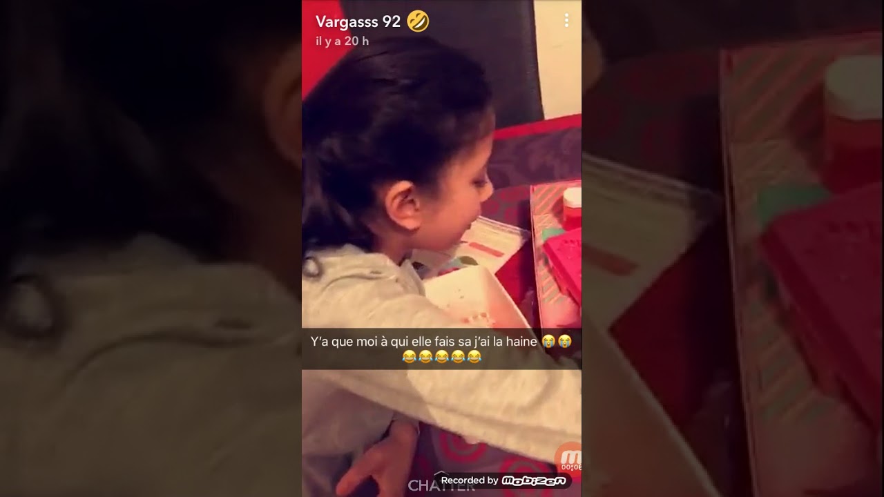 Vargasss92 avec sa petite soeur