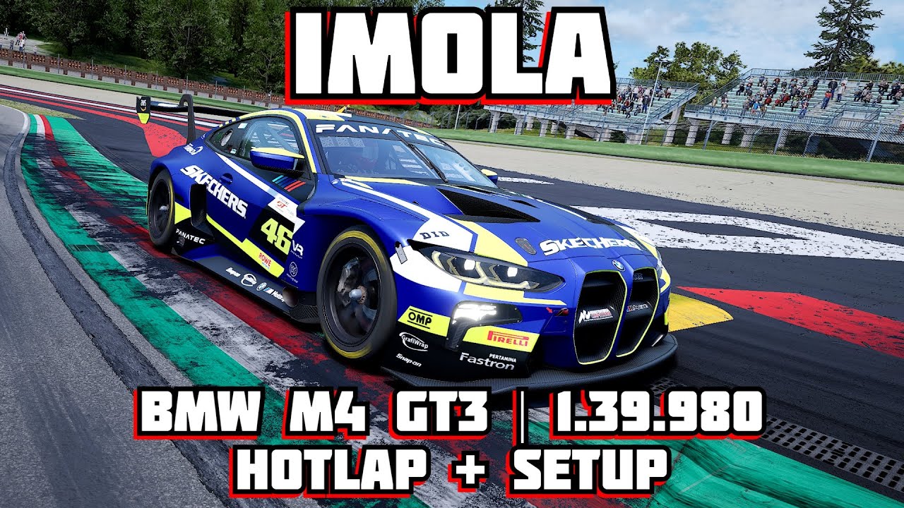 ACC | BMW M4 GT3 | IMOLA | HOTLAP + SETUP | 1.39.980 | v1.10