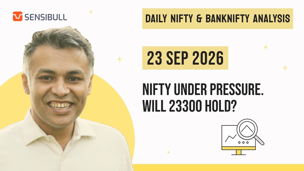 NIFTY & BANK NIFTY Analysis for Tomorrow | Stock Market Outlook | 23 September 2026, Wednesday