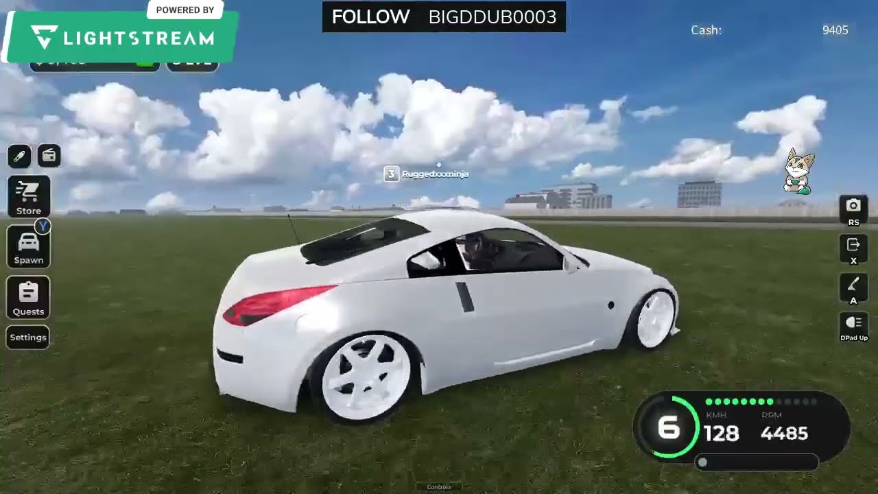 Trying out Drift Racing Game on Roblox for the First Time