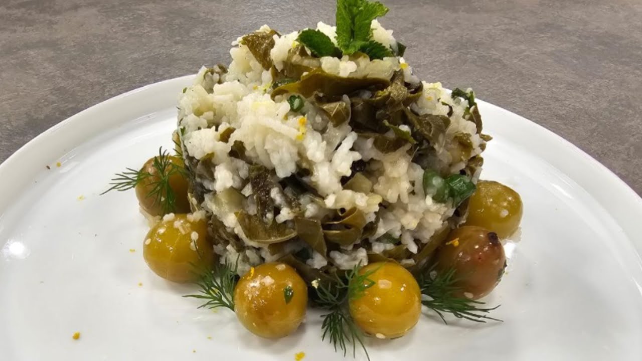 Rreze Dielli - Burani me gjethe rrushi, një japrak i hapur plot shije nga zonja Albana