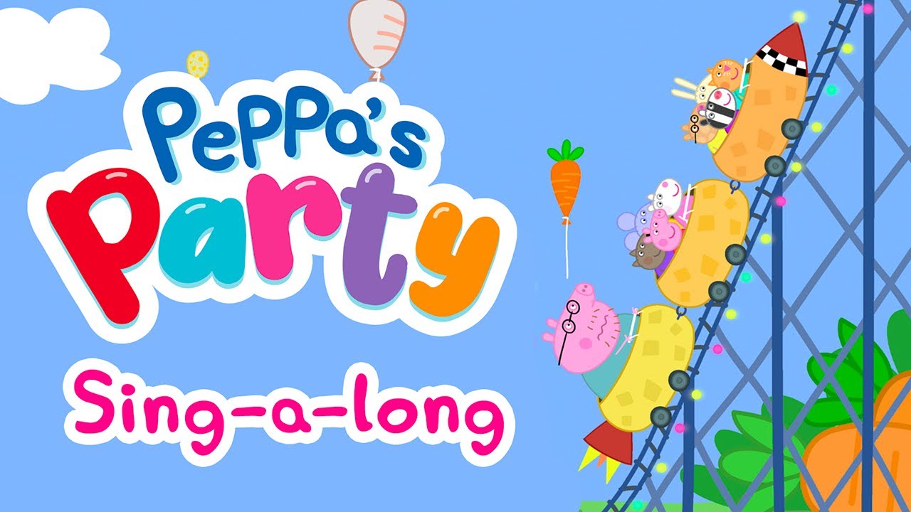 Peppa Pig Sing-a-long | Rollercoaster (Official Lyric Video) | Peppa's Party! The Deluxe Album