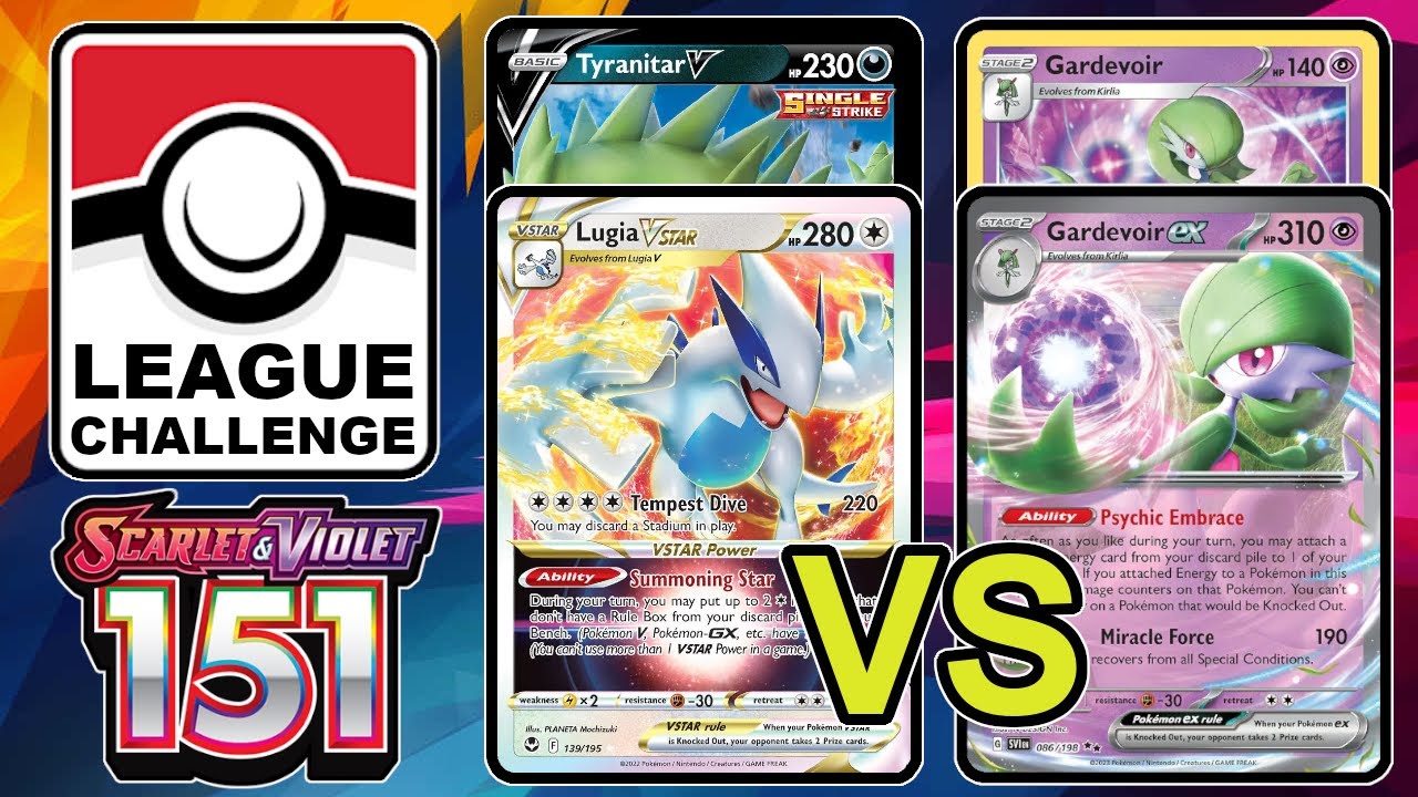 ROUND 1:  Single Strike Lugia vs Gardevoir ex - SV 151 League CHALLENGE Pokemon TCG 2024
