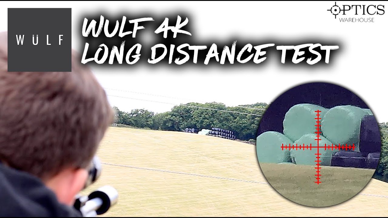 The WULF 4K 3-24x Day & Night Vision Rifle Scope Pixelation Test At 550 Yards