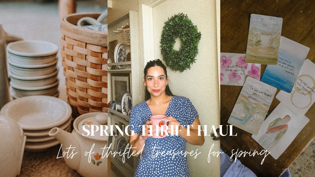 COLLECTIVE THRIFT HAUL| thrifting for spring 🌸🍃 