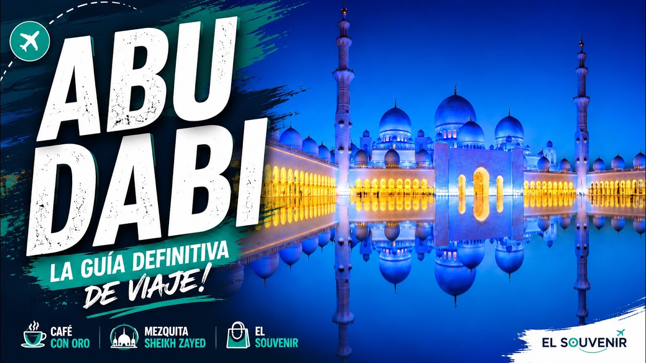 Abu Dabi, la guía definitiva de viaje | Café con oro | Mezquita Sheikh Zayed | El Souvenir