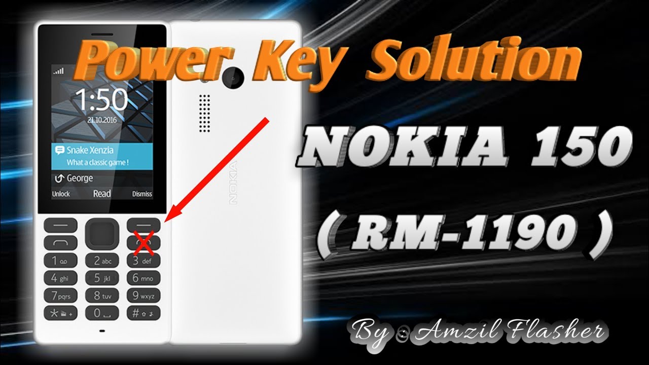 Jalur Tombol Power / On Off NOKIA 150 [ RM-1190 ], Tested 💯% Work