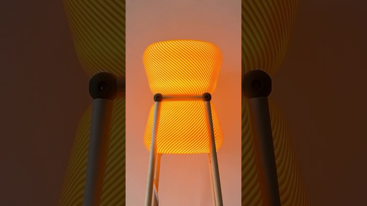 Would you build one? 💡Kami Floor Lamp by @Geoshape #3dprinting