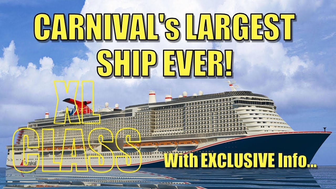 EXCLUSIVE: New Carnival XL Class Ship Announcement & On-Board Entyertainment