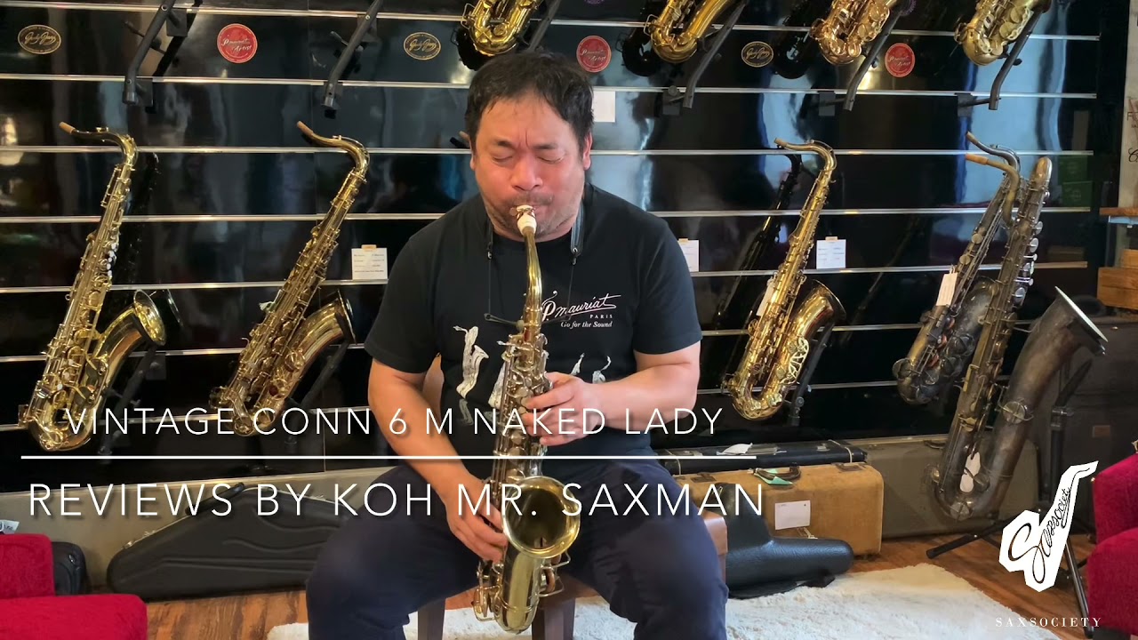 Vintage CONN Naked Lady 1953 Play with DLK53 BY Koh MR.SaxMan