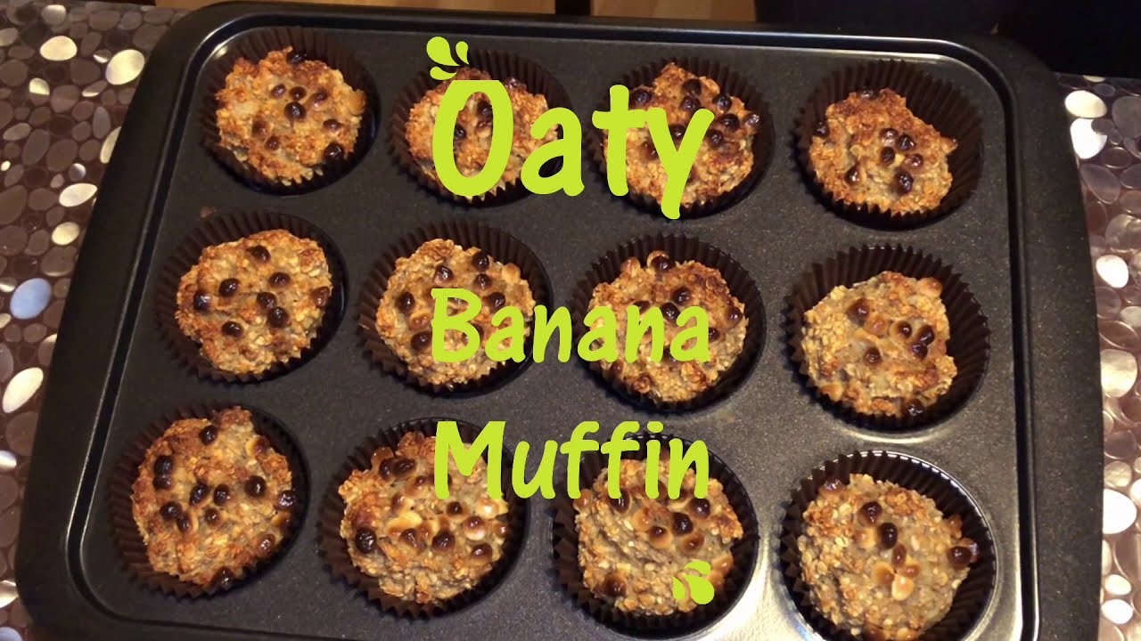 Healthy Oaty-Banana Muffin