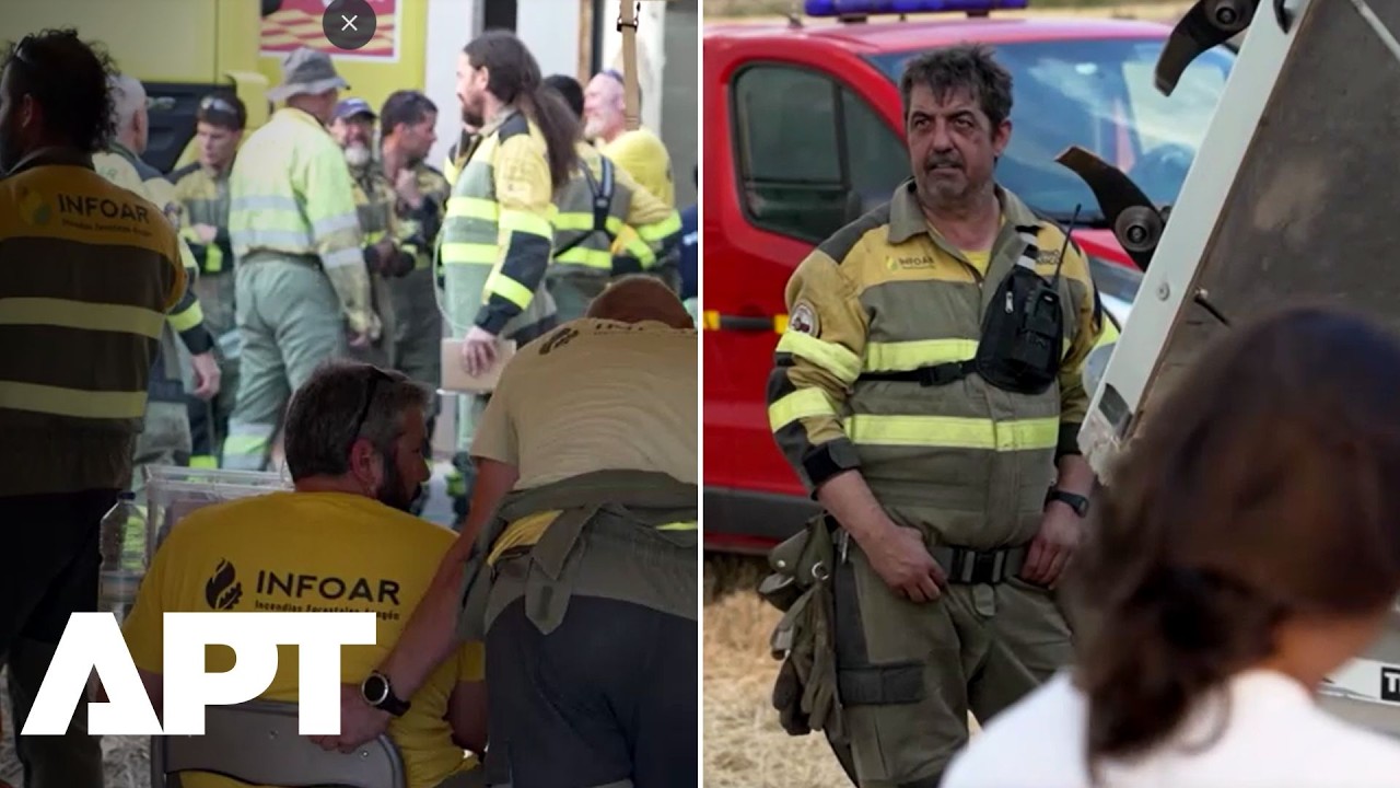 More Than 1,000 Evacuated as Massive Wildfire Sweeps Through Spain's Aragon | APT
