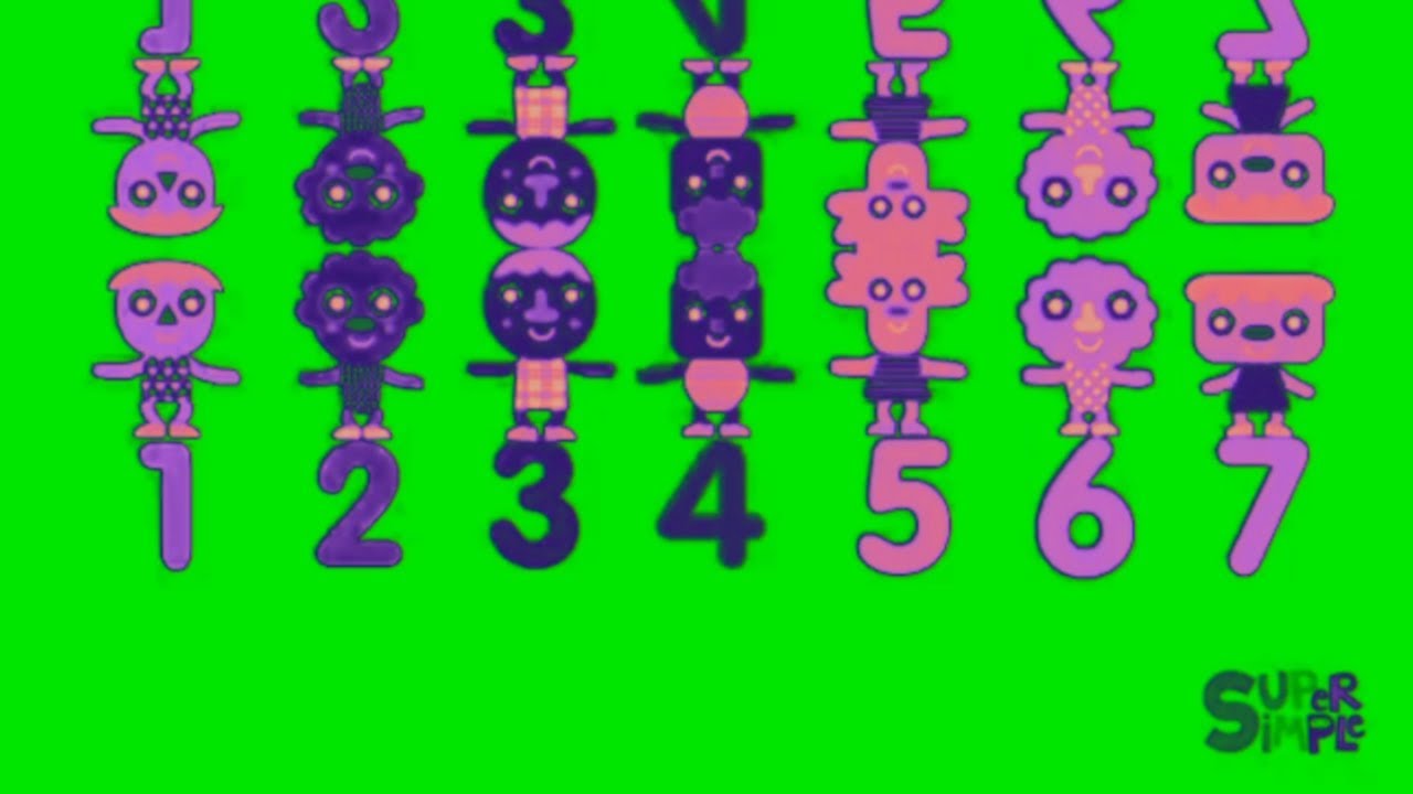 Super Simple|| Counting by 1-7 Of Numbers||Amazing Effects (Sponsored by Sparta Pitch Effects) 