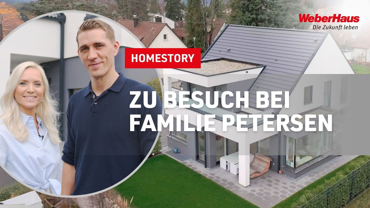Ex-Fußballprofi Nils Petersen erschafft sich mit seiner Frau einen Wohlfühlort! WeberHaus Homestory