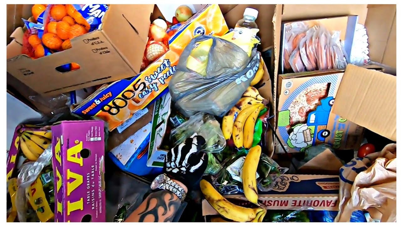 *DUMPSTER DIVING - HIGH FOOD COST?! IT'S ALL IN THE DUMPSTERS FOR FREE!!