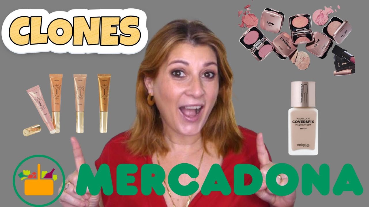 🔥CLONES de maquillaje de MERCADONA con productos LOW COST 😮