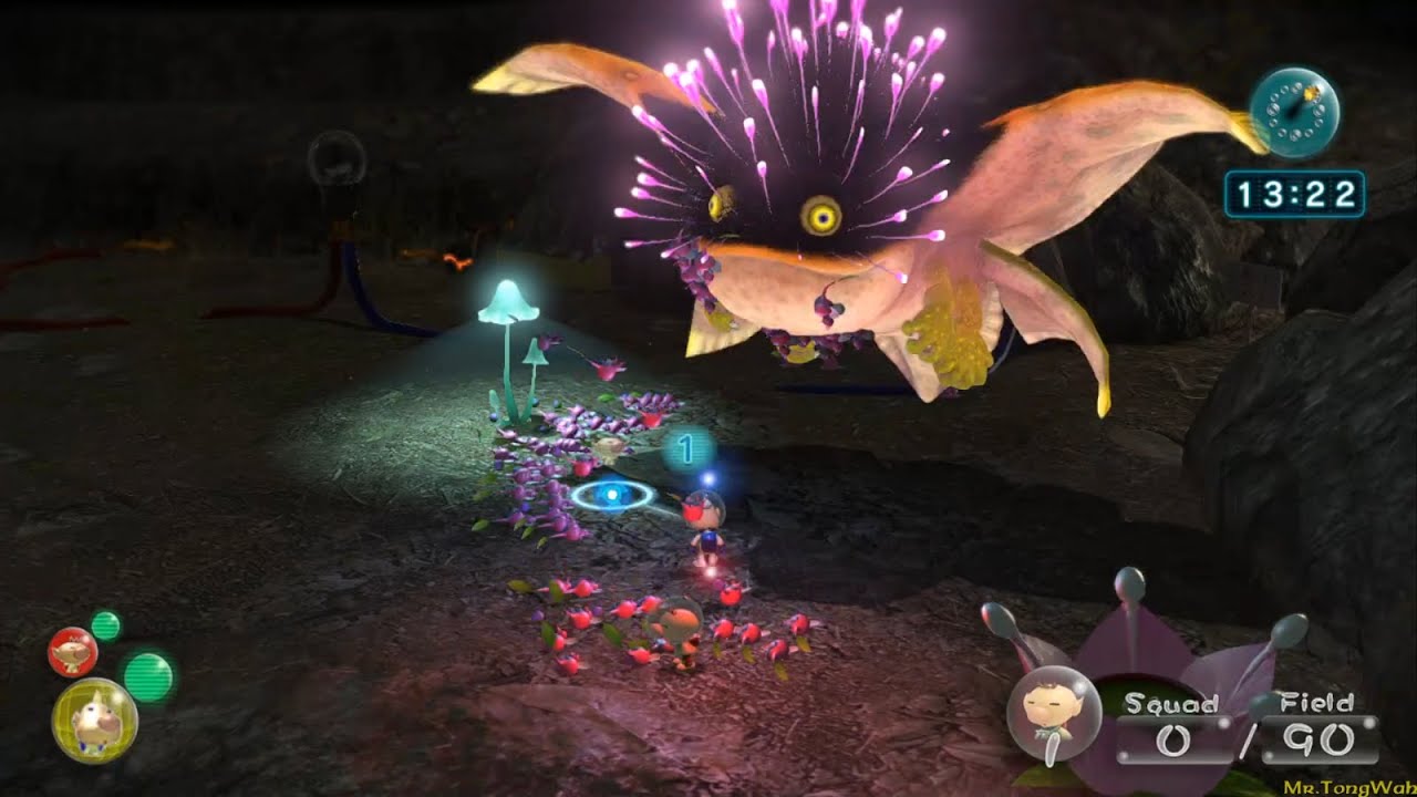 Pikmin 3 Deluxe Hack - Only Winged Pikmin VS All Main Bosses