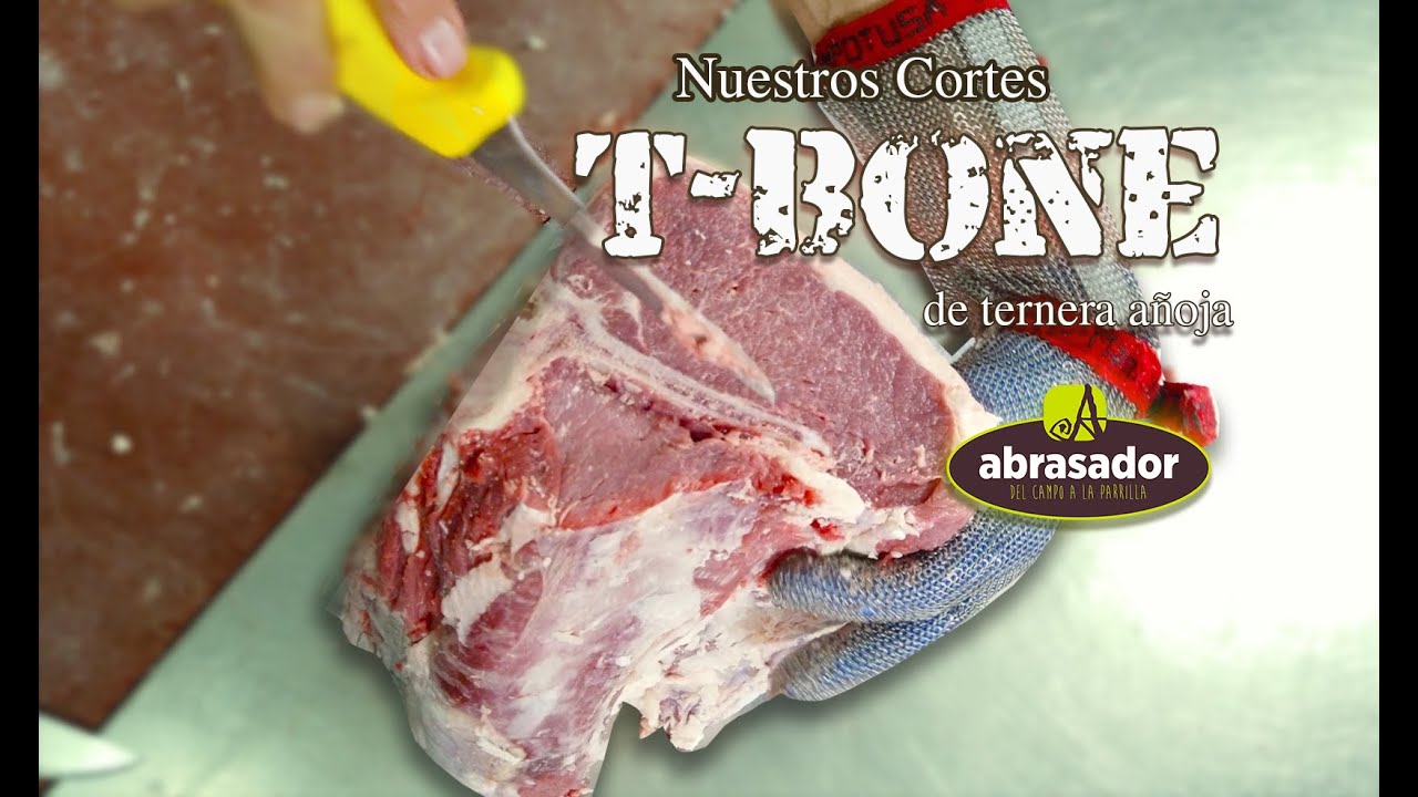 Despiece del T-Bone del lomo de ternera añoja 🥩 #carne #ternera #tbone  #restaurantes