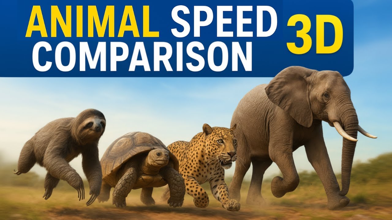 SPEED COMPARISON 3D: From SLOWEST to WORLD'S FASTEST