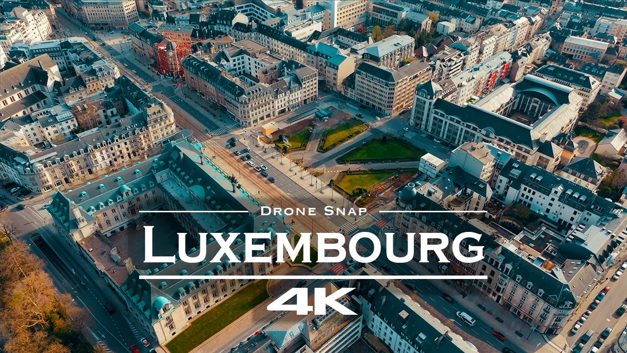 Luxembourg City from Above 🇱🇺 | Stunning 4K Drone Footage