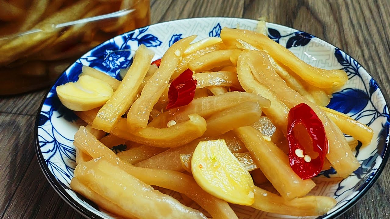 Cách Làm Củ Cải Ngâm Đường Giòn Ngon Không Bị Hăng ko Phơi Nắng Rất Đơn Giản