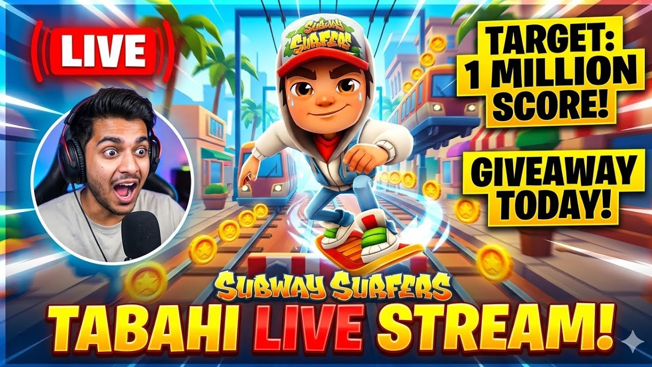 subway surfers live stream high score chalega