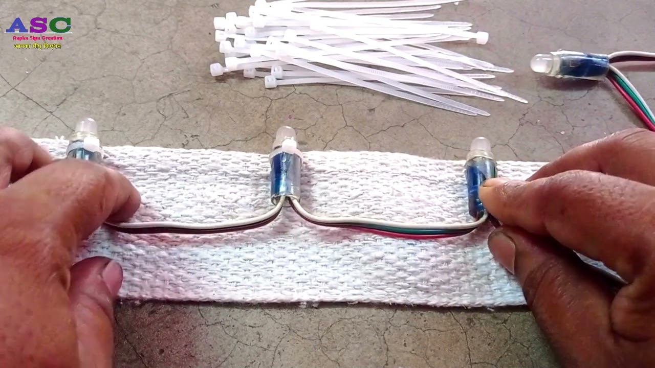50 pixel led belt kaise bante hain | How to make pixel belt | sikhna h to dekhlo |aaj mouka h janlo