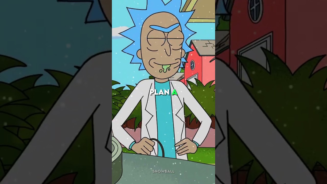 Rick Sanchez Plan A/B | Edit #rickandmorty #shorts