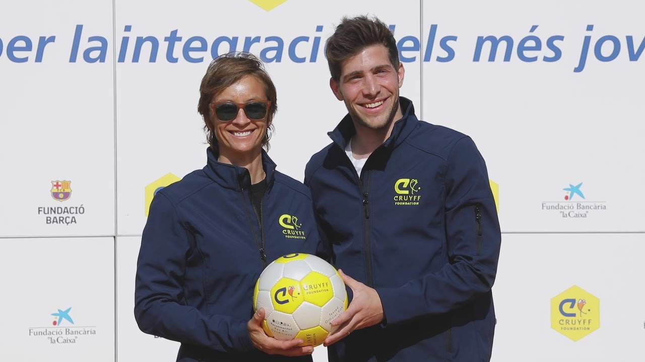 Inauguraci&oacute;n &lsquo;Cruyff Court Sergi Roberto'
