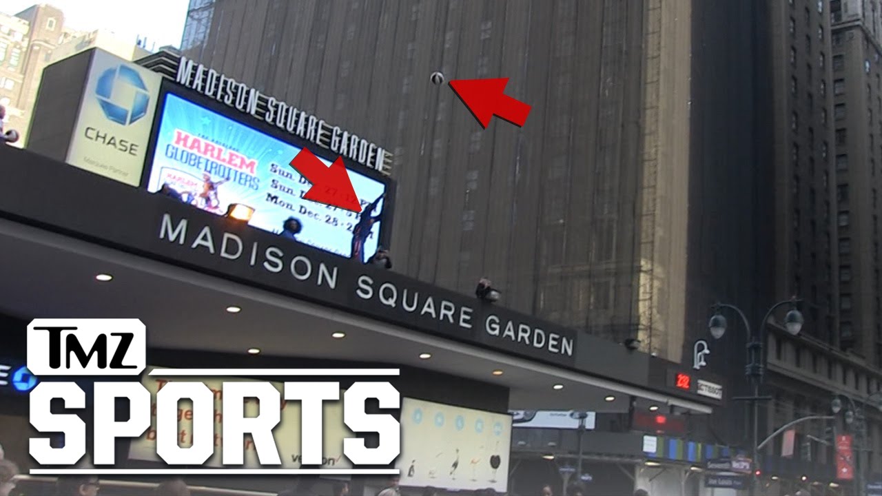 Harlem Globetrotters SKYSCRAPER TRICK SHOTS | TMZ Sports
