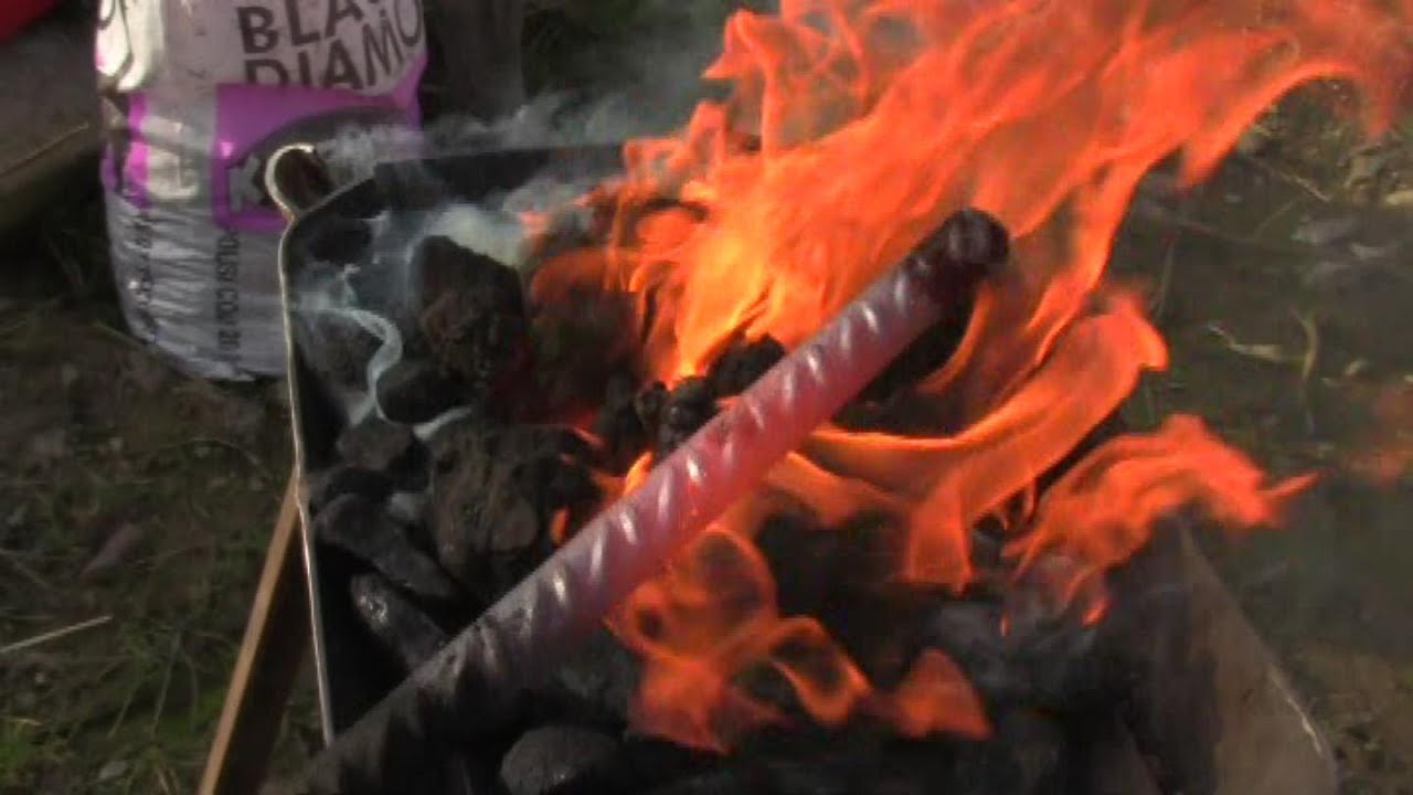 How To Make A Homemade Forge From An Old Gas Bottle.