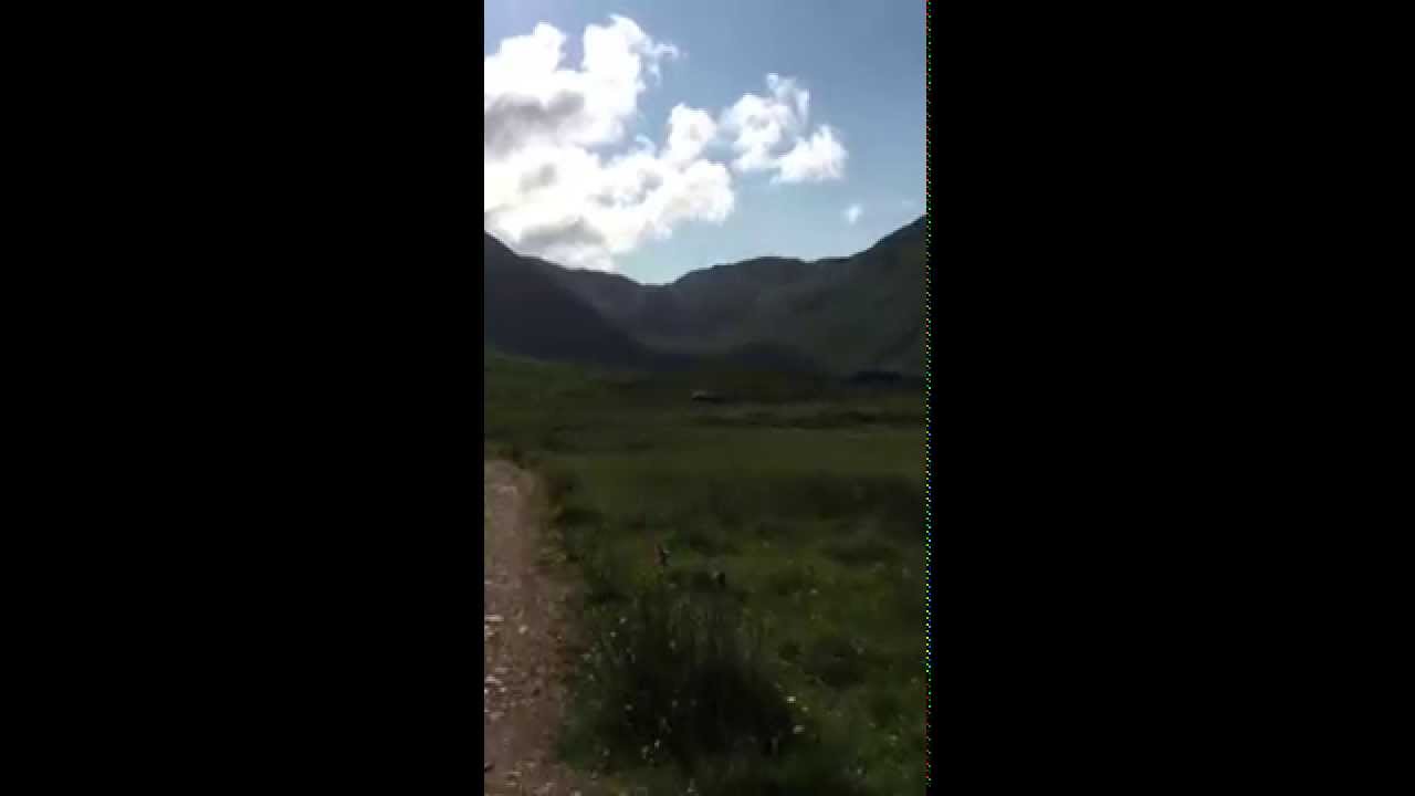Heading Home From Seaview Cottage on the Kingairloch Estate