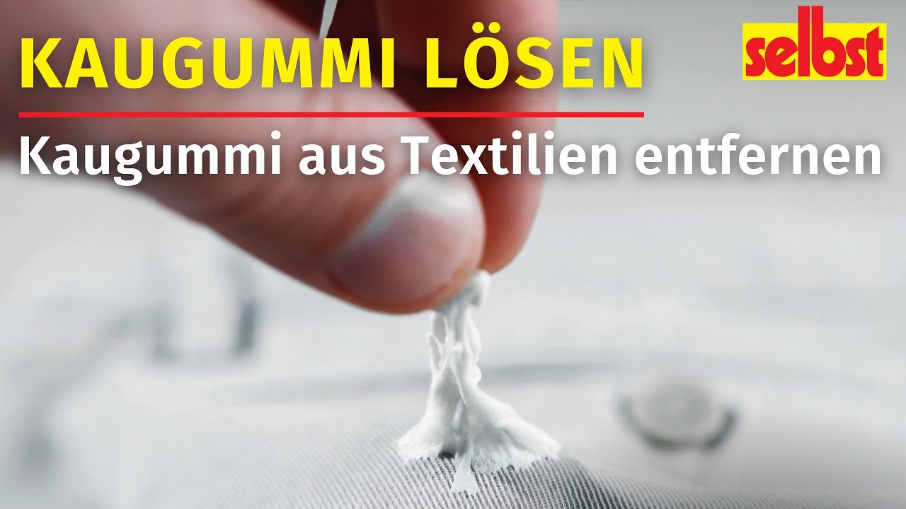 Kaugummi entfernen: So wirst du ihn los!