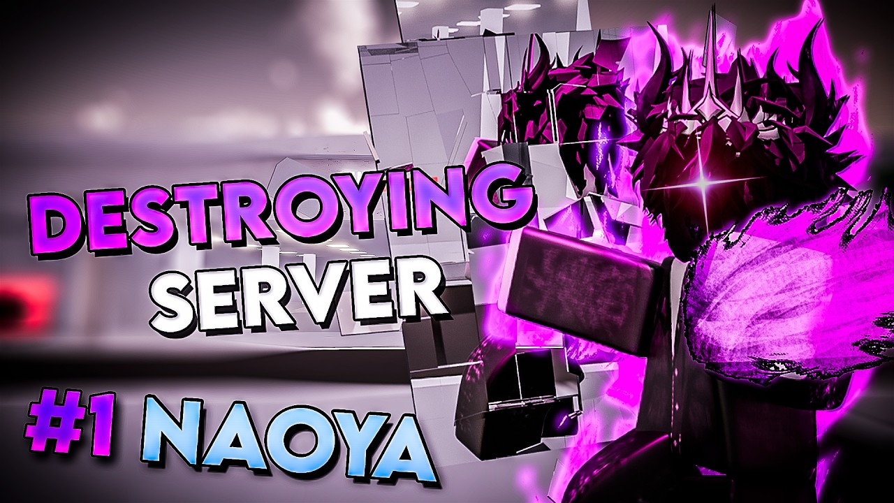 DESTROYING A JJS SERVER AS NAOYA IN JUJUTSU SHENANIGANS
