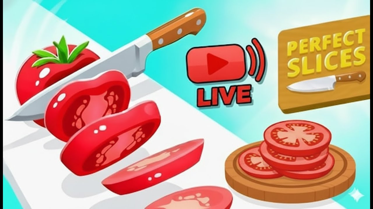 Perfect Slices Live Stream | Ultimate Knife Cutting ASMR Gameplay