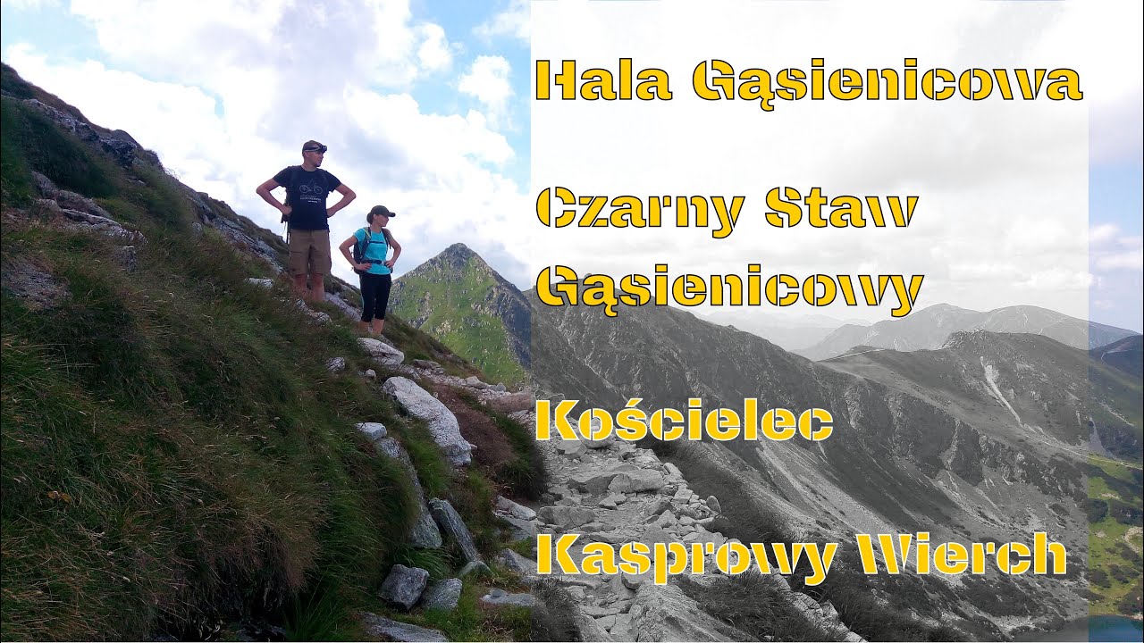 Hala Gąsienicowa, Czarny Staw Gąsienicowy, Kościelec, Kasprowy Wierch (10.08.2020)