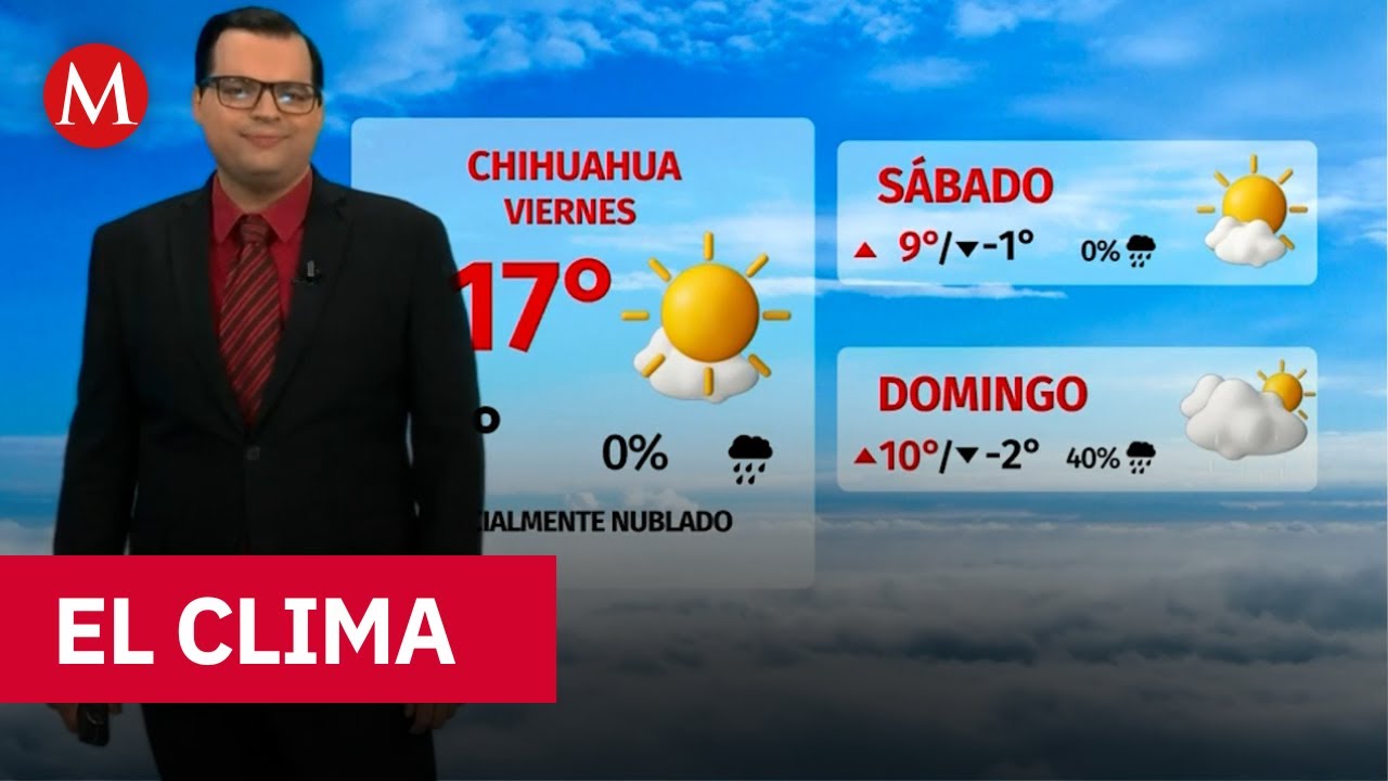 Clima de hoy viernes 9 de enero de 2026 | Pron&oacute;stico con Nelson Valdez