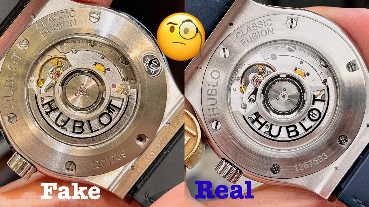 Phân biệt Hublot Thật Giả - Cách nhận biết Hublot Fake Real