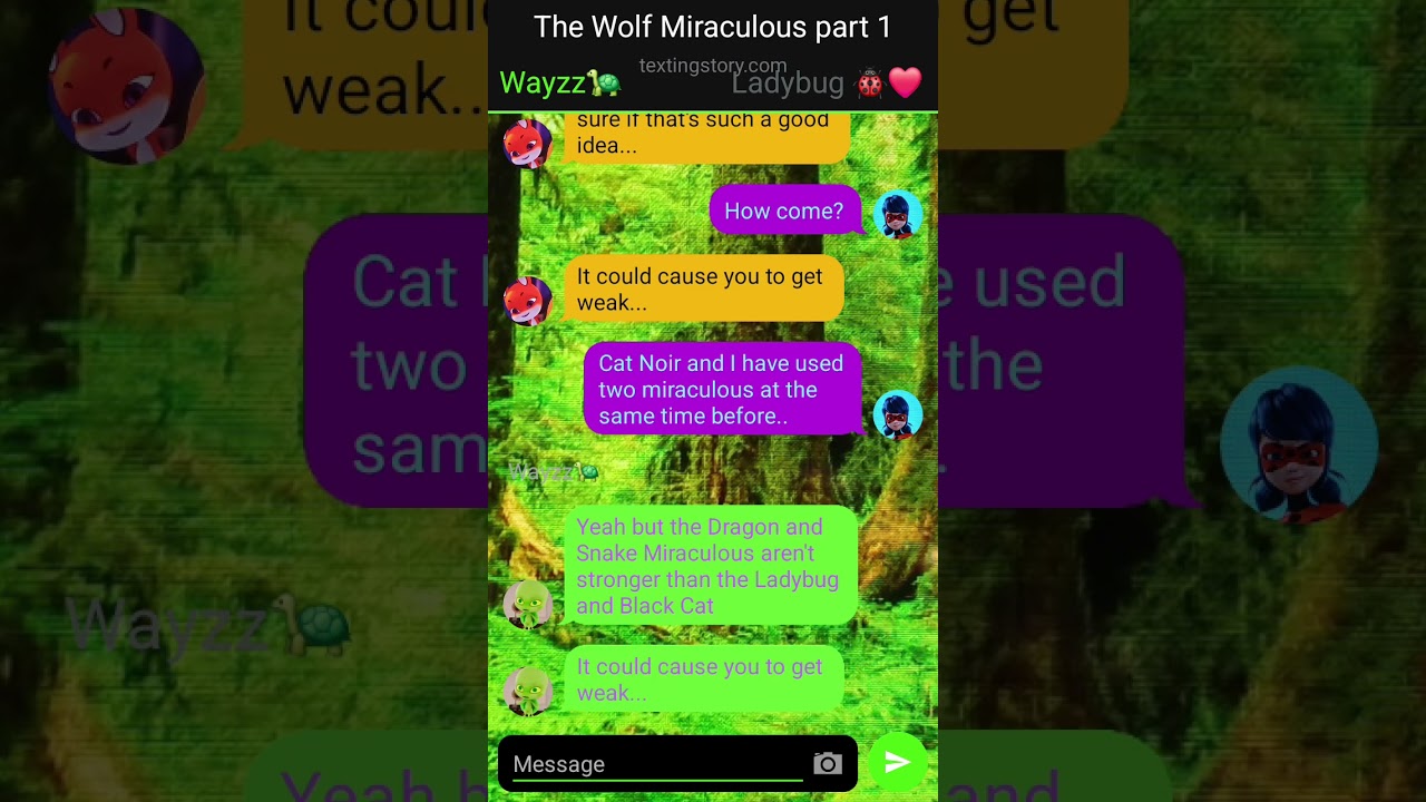 The Wolf Miraculous part 1 (Requested) ||| MLB Texting Story ||| There's a Wolf Miraculous?!?! 🐞🐱🐺