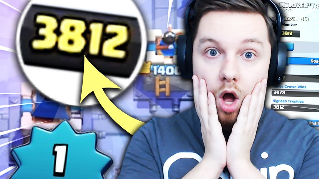 1 LVL NA LEGENDARNEJ ARENIE?! NIESAMOWITE! | Clash Royale
