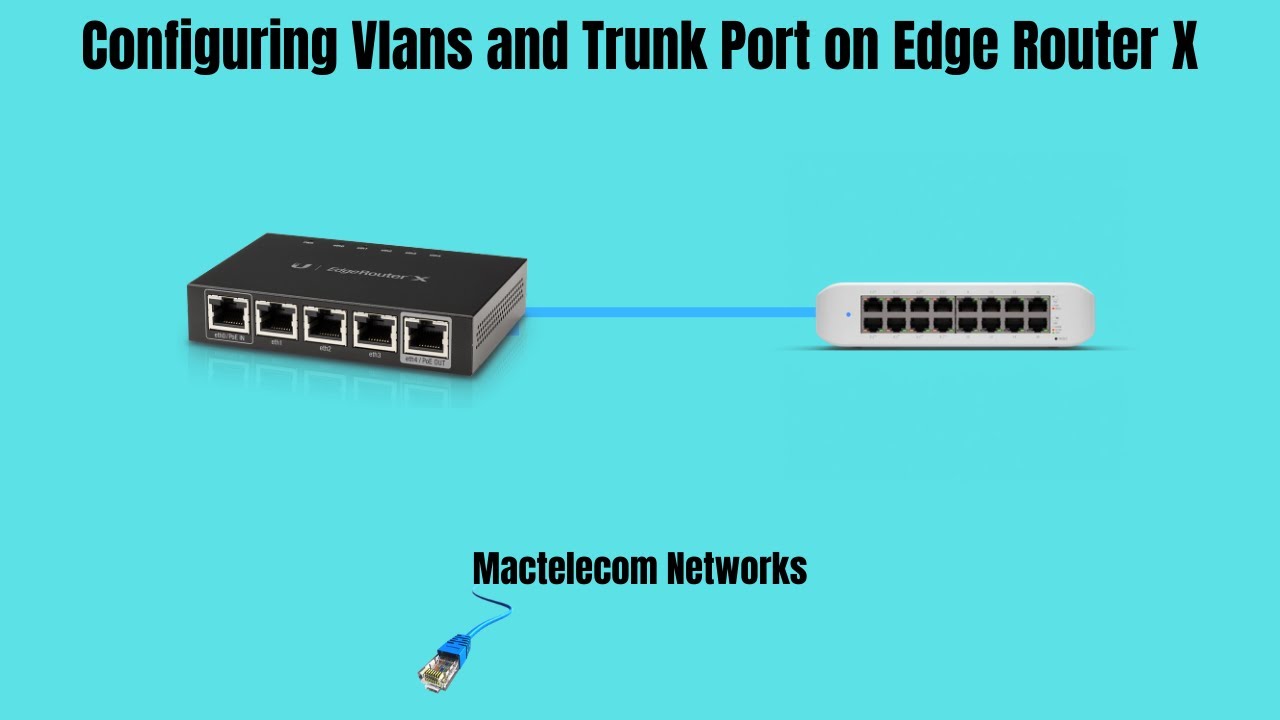 Configuring Vlans and Trunk Port on Edge Router X