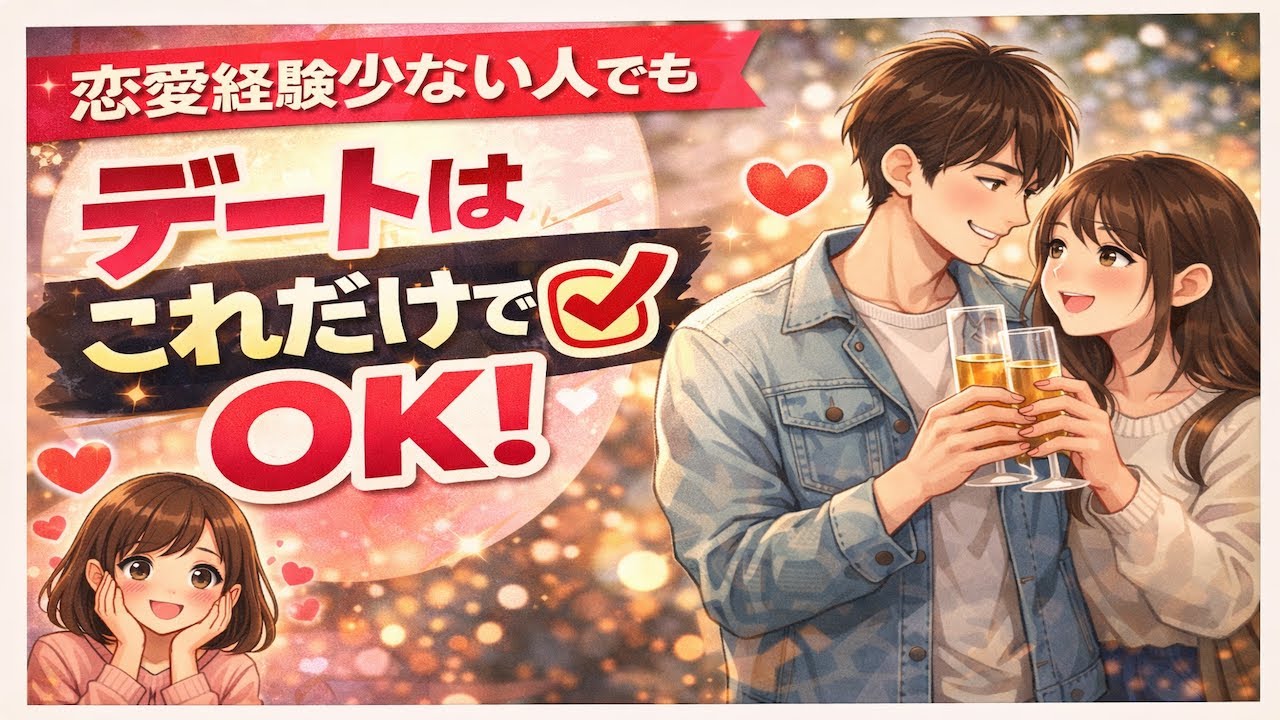 恋愛経験少ない人、デートはこれだけでいい