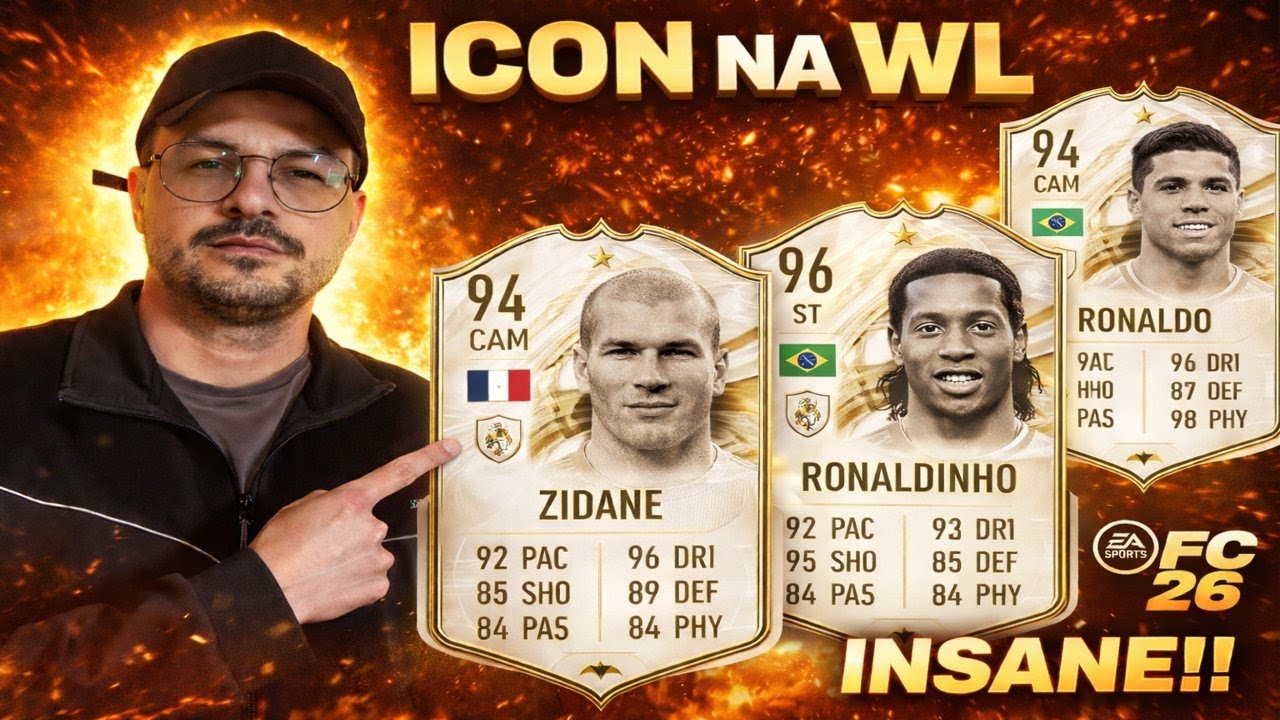 MITADA NAS RECOMPENSAS DA WL!! TIRAMOS UM ICON QUE FOI PRO TIME TIRULAR !!!