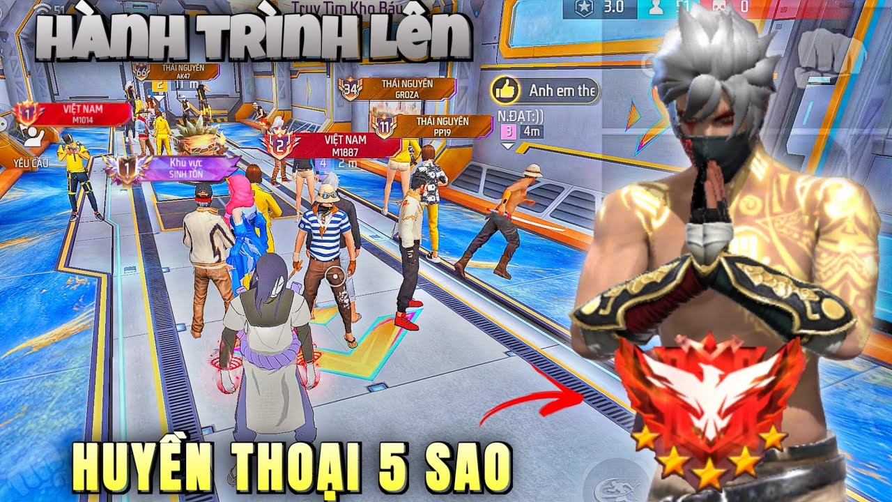 (FREEFIRE) Huyền Thoại 5 Sao Đầu Mùa Gặp Toàn Top Sever ?