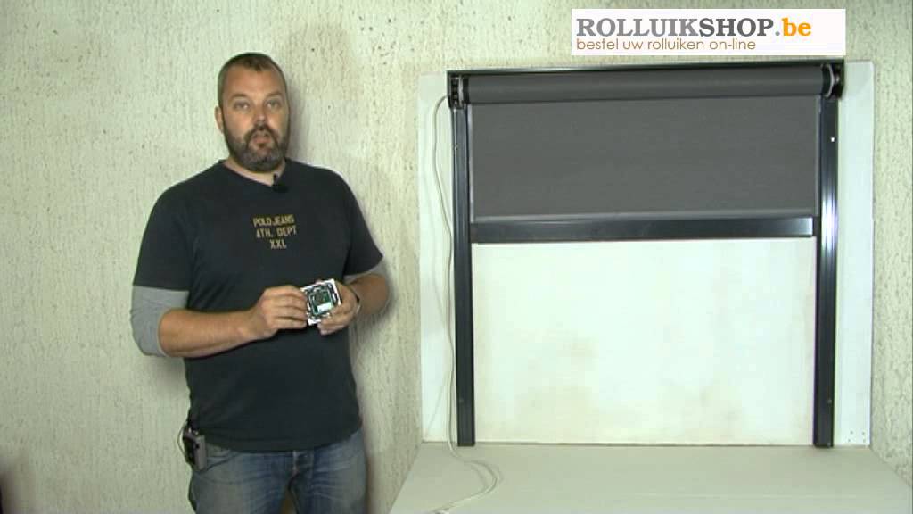 Volledig afstelling en programmering Somfy IO motor voor rolluik of screen