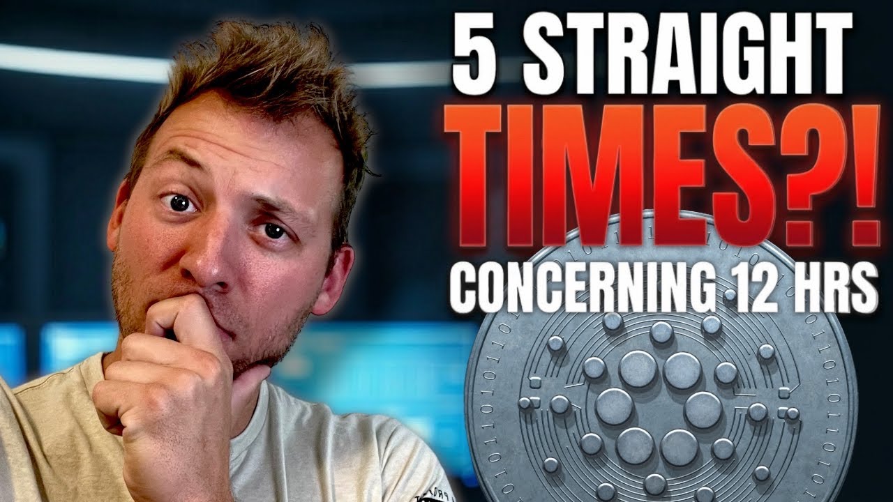 CARDANO ADA - Это случалось 5 раз подряд!!! За последние 12 часов!