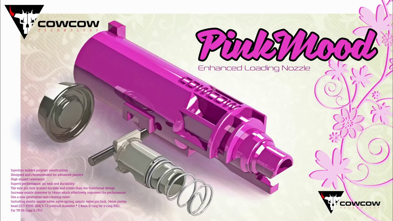 COWCOW PinkMood Enhanced Loading Nozzle